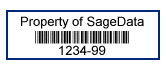 Barcode label